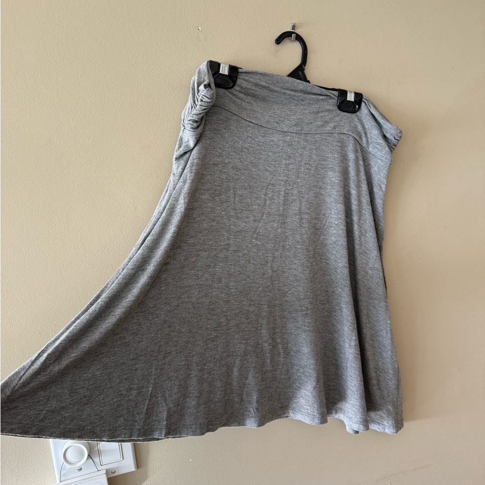 gnu Heather Grey Ladies Soft & Stretchy Skirt - Picture 7 of 13